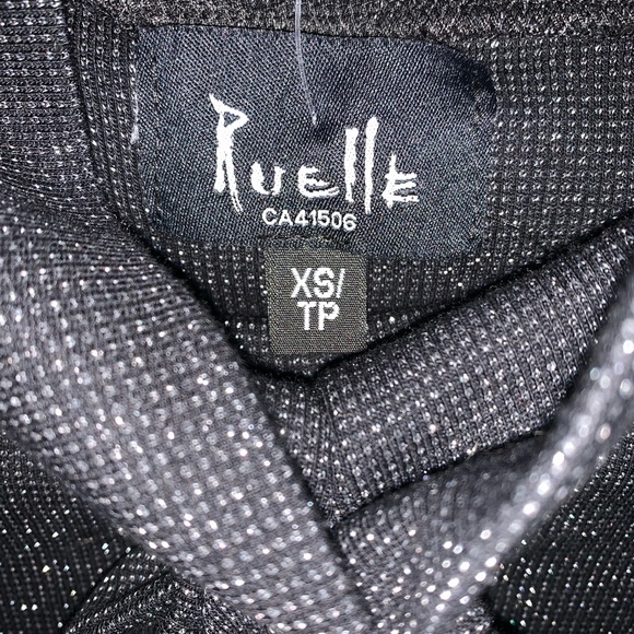 Sparkly Tie Front Long Sleeve - Picture 2 of 3